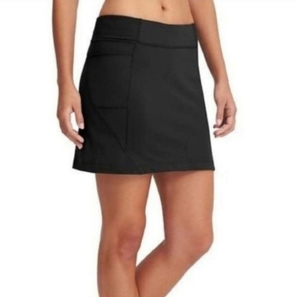 Athleta Pants - Athleta Excursion Mini Skort Size Extra Small Black Side Pockets